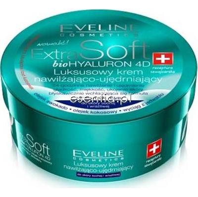 Eveline  Extra Soft bioHyaluron 4D Luksusowy krem nawilżająco - ujędrniający 