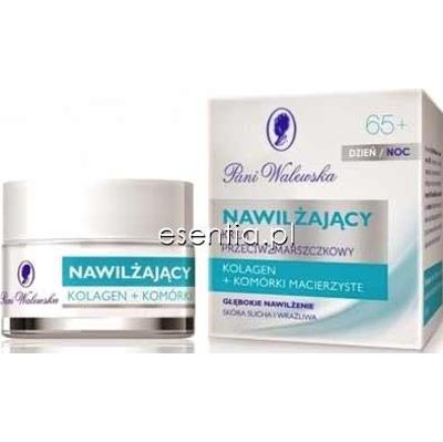 Pani Walewska  Nawilżający krem przeciwzmarszczkowy, kolagen + komórki macierzyste, dzień/noc 65+ 50 ml