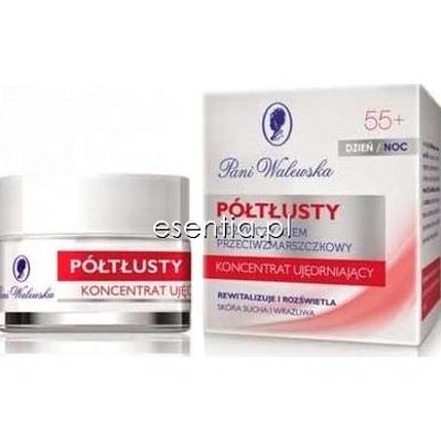 Pani Walewska  Półtłusty odżywczy krem przeciwzmarszczkowy, koncentrat liftingujący, dzień/noc 55+ 50 ml