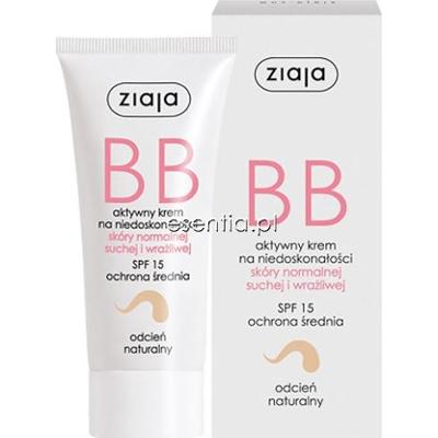 Ziaja  BB Aktywny krem na niedoskonałości skóry normalnej, suchej i wrażliwej 