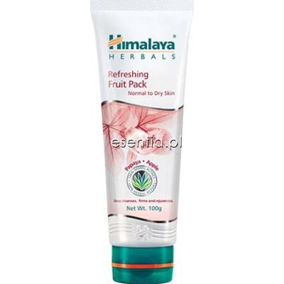Himalaya Herbals  Maseczka owocowa odświeżająca do cery normalnej i suchej 75 ml