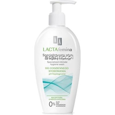 AA Cosmetics  LACTAfemina Specjalistyczny płyn do higieny intymnej do codziennego stosowania 300 ml