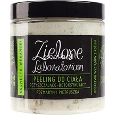 Zielone Laboratorium  Peeling do ciała oczyszczająco - detoksykujący - rozmaryn i pietruszka 350 g