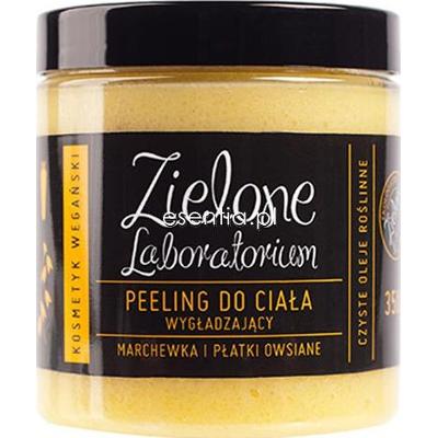 Zielone Laboratorium  Peeling do ciała wygładzający - marchewka i płatki owsiane 350 g