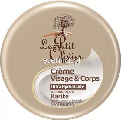 Le Petit Olivier  Krem nawilżający do twarzy i ciała z masłem Karite 125 ml