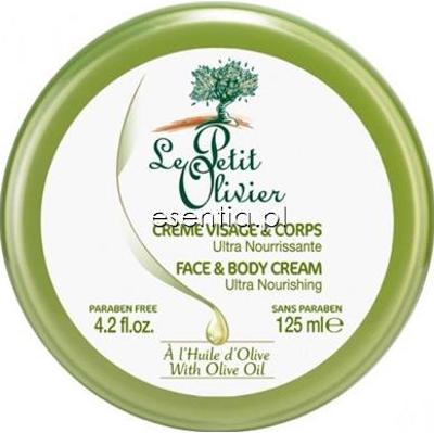 Le Petit Olivier  Krem odżywczy do twarzy i ciała z oliwą z oliwek 125 ml