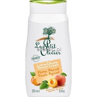 Le Petit Olivier  Kremowy delikatny żel pod prysznic Brzoskwinia 250 ml