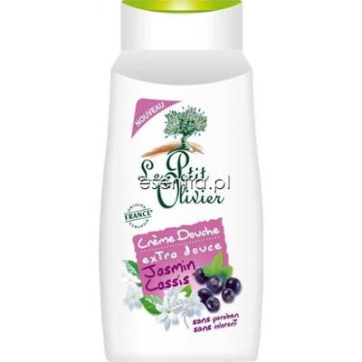 Le Petit Olivier  Kremowy delikatny żel pod prysznic Jaśmin / Czarna Porzeczka 250 ml
