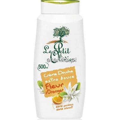 Le Petit Olivier  Kremowy delikatny żel pod prysznic Kwiat Pomarańczy 500 ml