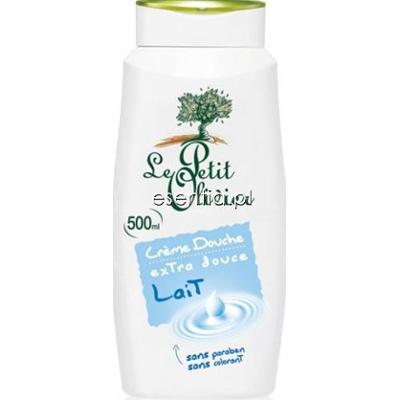 Le Petit Olivier  Kremowy delikatny żel pod prysznic Proteiny Mleka 500 ml