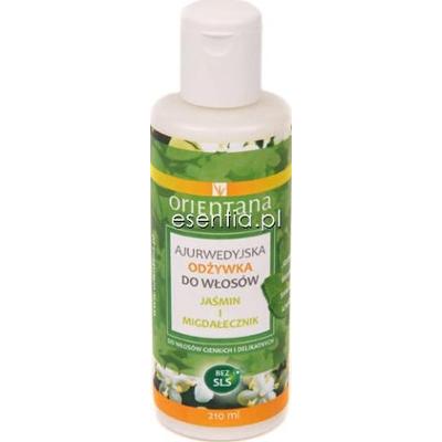 Orientana  Ajurwedyjska odżywka do włosów Jaśmin i Migdałecznik 210 ml