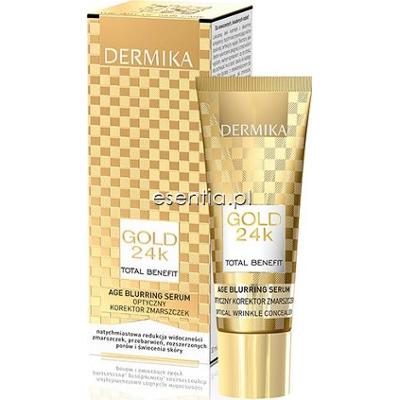 Dermika  Gold 24k Total Benefit Age Blurring Serum Optyczny korektor zmarszczek 30 ml