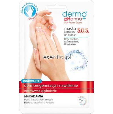 DermoPharma+  Maska kompres SOS na dłonie 