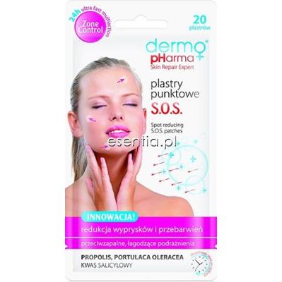 DermoPharma+  Plastry punktowe SOS op./ 20 szt.