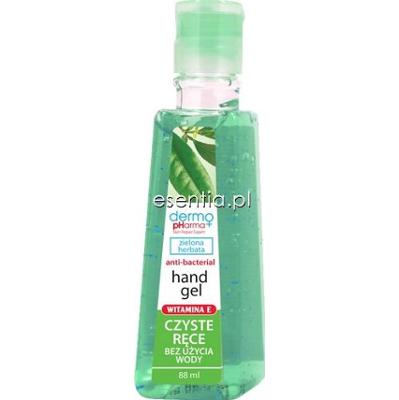DermoPharma+  Antybakteryjny żel do rąk zielona herbata 88 ml