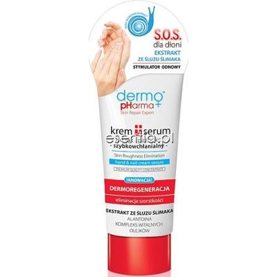 DermoPharma+  Krem-serum do rąk i paznokci Ekstrakt ze śluzu ślimaka 
