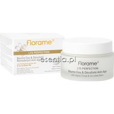 Florame  Lys Perfection Anti Aging balsam modelujący na szyję i dekolt 50 ml