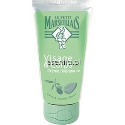 Le Petit Marseillais  Krem do twarzy i ciała - oliwka i migdał tuba lub puszka