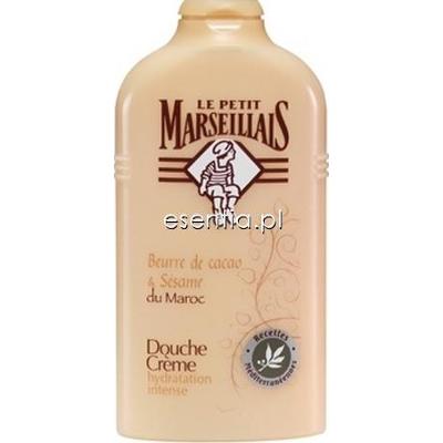 Le Petit Marseillais  Kremowy żel pod prysznic intensywnie nawilżający - masło kakaowe i sezam 250ml