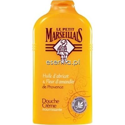 Le Petit Marseillais  Kremowy żel pod prysznic odżywczy - morela i migdał 250ml