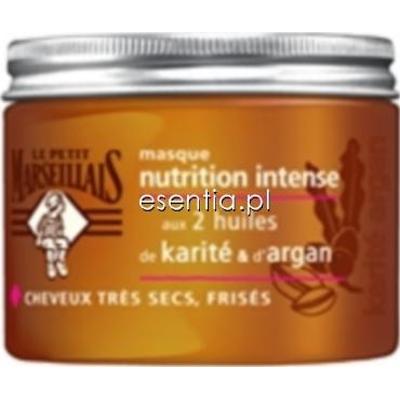 Le Petit Marseillais  Maska do włosów bardzo suchych - olejek arganowy i Karite 
