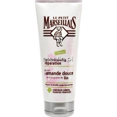 Le Petit Marseillais  Odżywka do włosów długich - migdały i len 
