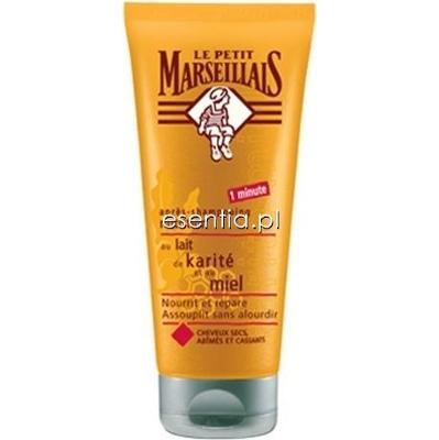 Le Petit Marseillais  Odżywka do włosów suchych - mleczko Karite i miód 