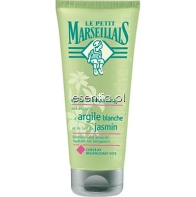 Le Petit Marseillais  Odżywka do włosów szybko przetłuszczających się - glinka biała i mleczko jaśminowe 