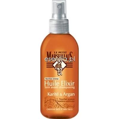 Le Petit Marseillais  Olejek eliksir do włosów bardzo suchych - olejek arganowy i Karite 150ml