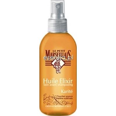 Le Petit Marseillais  Olejek eliksir do włosów suchych - mleczko Karite i miód 