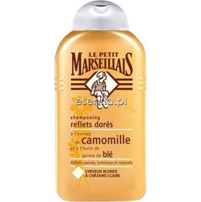 Le Petit Marseillais  Szampon do włosów jasnych - rumianek i olej z kiełków pszenicy 
