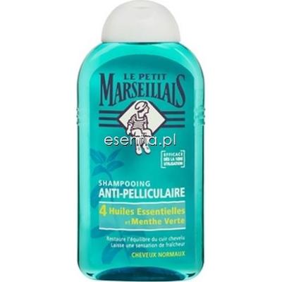 Le Petit Marseillais  Szampon przeciwłupieżowy do włosów normalnych - olejek miętowy 