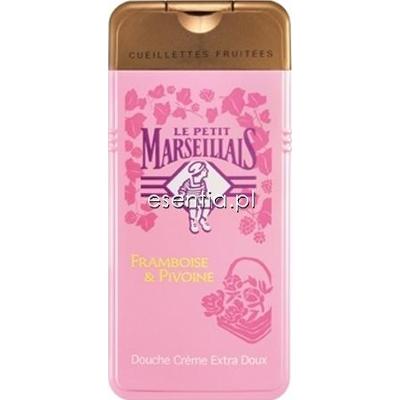 Le Petit Marseillais  Żel pod prysznic - malina i piwonia 300ml