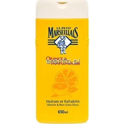 Le Petit Marseillais  Żel pod prysznic i do kąpieli - pomarańcza i grejpfrut 650ml
