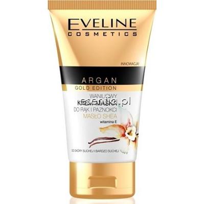 Eveline  Argan Gold Edition Waniliowy krem-maska do rąk i paznokci 