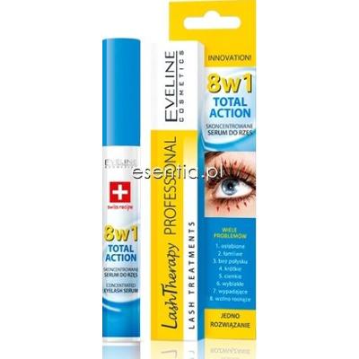 Eveline  Skoncentrowane serum do rzęs 8w1 Total Action 