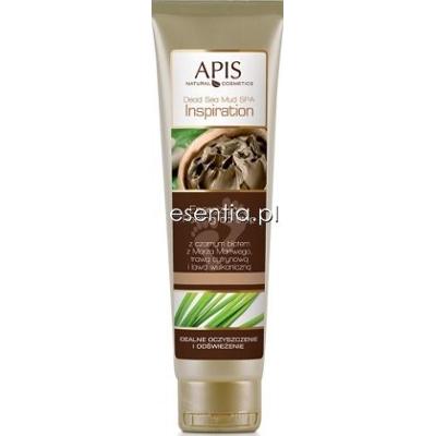 Apis Inspiration Energizujący peeling do stóp z czarnym błotem z Morza Martwego, trawą cytrynową i lawą wulkaniczną 100 ml