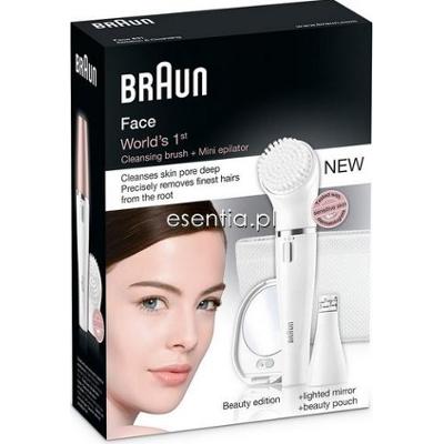Braun  Braun Face 831 zestaw z lusterkiem i białym etui Beauty 