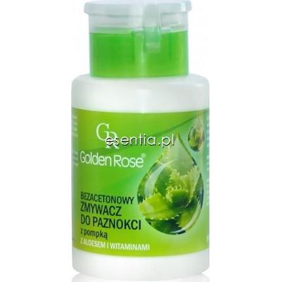 Golden Rose  Zmywacz do paznokci z pompką Aloes 180 ml