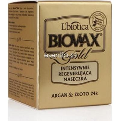 L'Biotica  Biovax Gold Maseczka do włosów intensywnie regenerująca 125 ml