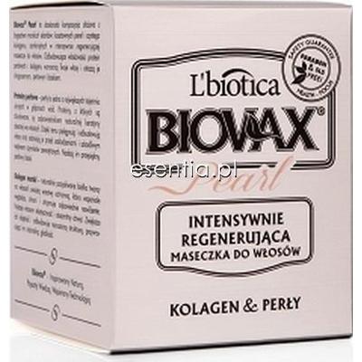 L'Biotica  Biovax Pearl Maseczka do włosów intensywnie regenerująca 125 ml