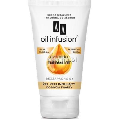 AA Cosmetics  Oil Infusion Żel peelingujący do mycia twarzy 150 ml