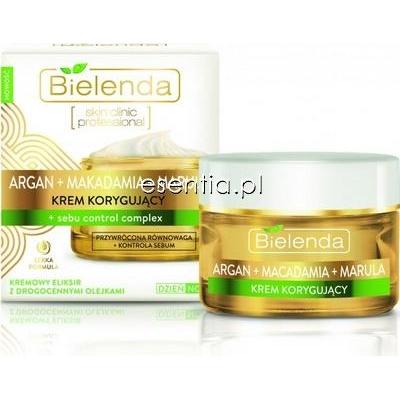 Bielenda  Argan + Macadamia + Marula, Krem korygujący + sebu control complex dzień/noc 50 ml