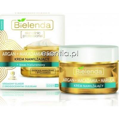 Bielenda  Argan + Macadamia + Marula, Krem nawilżający + kwas hialuronowy dzień/noc 50 ml