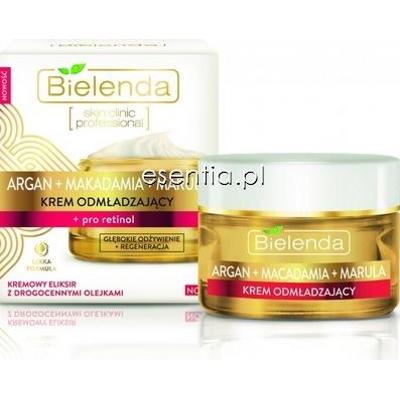 Bielenda  Argan + Macadamia + Marula, Krem odmładzający + pro-retinol noc 50 ml