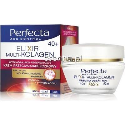 Perfecta  Elixir Multi-Kolagen Krem przeciwzmarszczkowy wygładzająco-regenerujący na dzień i noc 40+ 50 ml