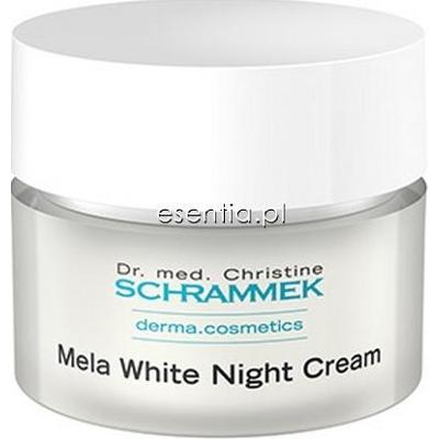 Dr. med. Christine Schrammek  Mela White Night Cream - Krem na noc na przebarwienia 50 ml