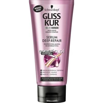 Gliss Kur  Serum Deep-Repair Ekspresowa maska regeneracyjna 200 ml