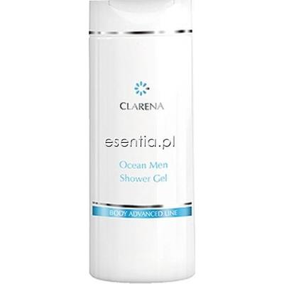 Clarena Body Advanced Line Ocean Men Shower Gel - Nawilżający żel pod prysznic dla mężczyzn 300 ml