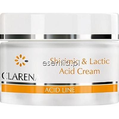 Clarena Acid Line Shicimic & Lactic Acid Cream - Krem nawilżający z kwasem szikimowym i mlekowym 50 ml